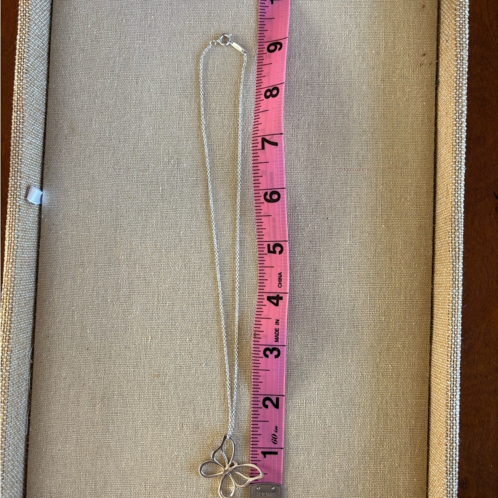 Tiffany & Co. Gold‎ and Silver Butterfly Necklace - Picture 9 of 10